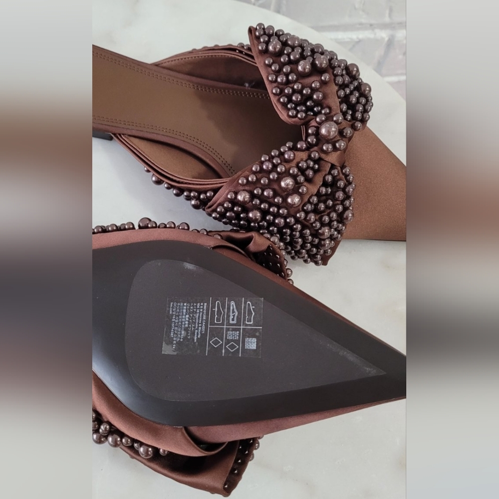 H&M embellished mules size 38 - Picture 5 of 6